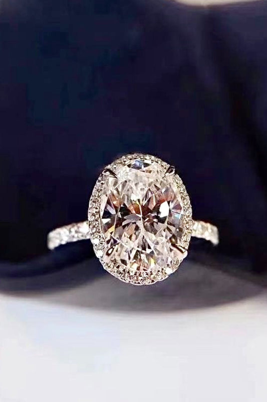 2 Carat Moissanite 18k Platinum-Plated Ring - nailedmoms