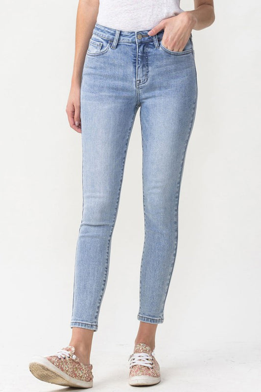 Lovervet Full Size Talia High Rise Crop Skinny Jeans - nailedmoms