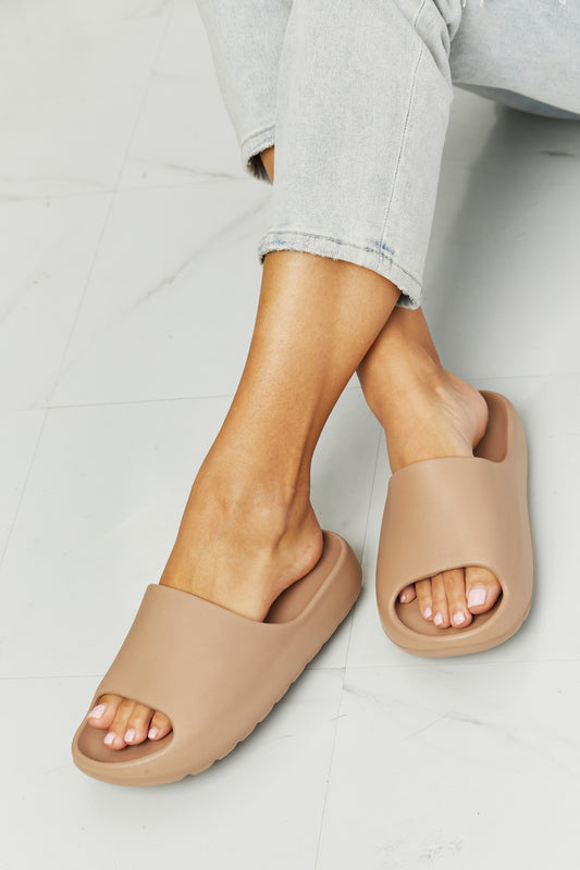 NOOK JOI In My Comfort Zone Slides in Beige - nailedmoms