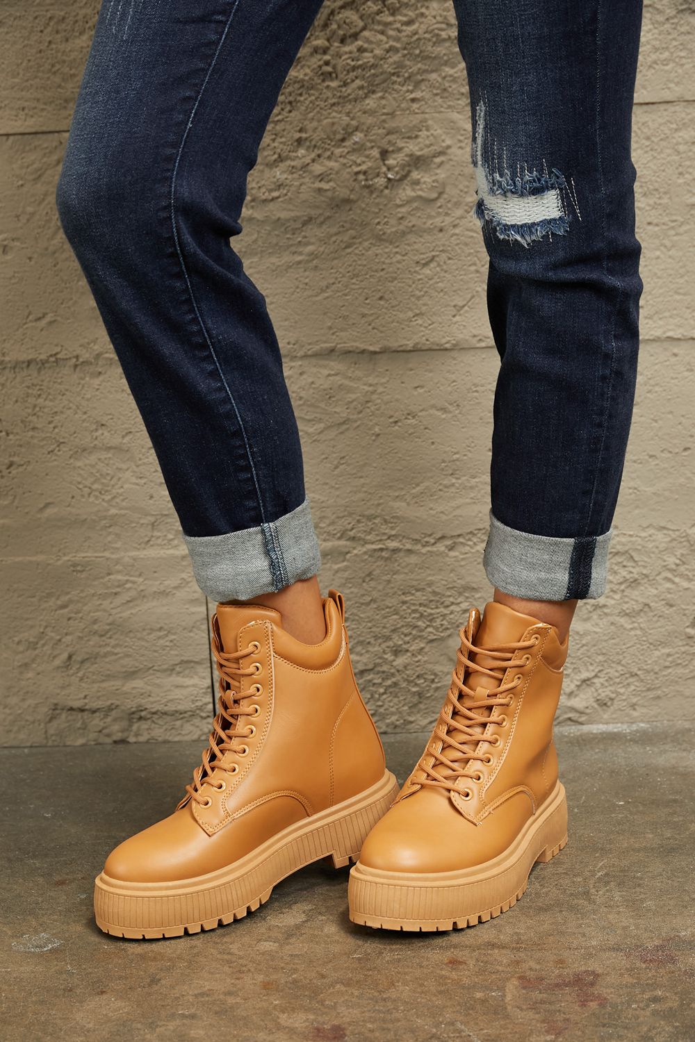 East Lion Corp Platform Combat Boots - nailedmoms