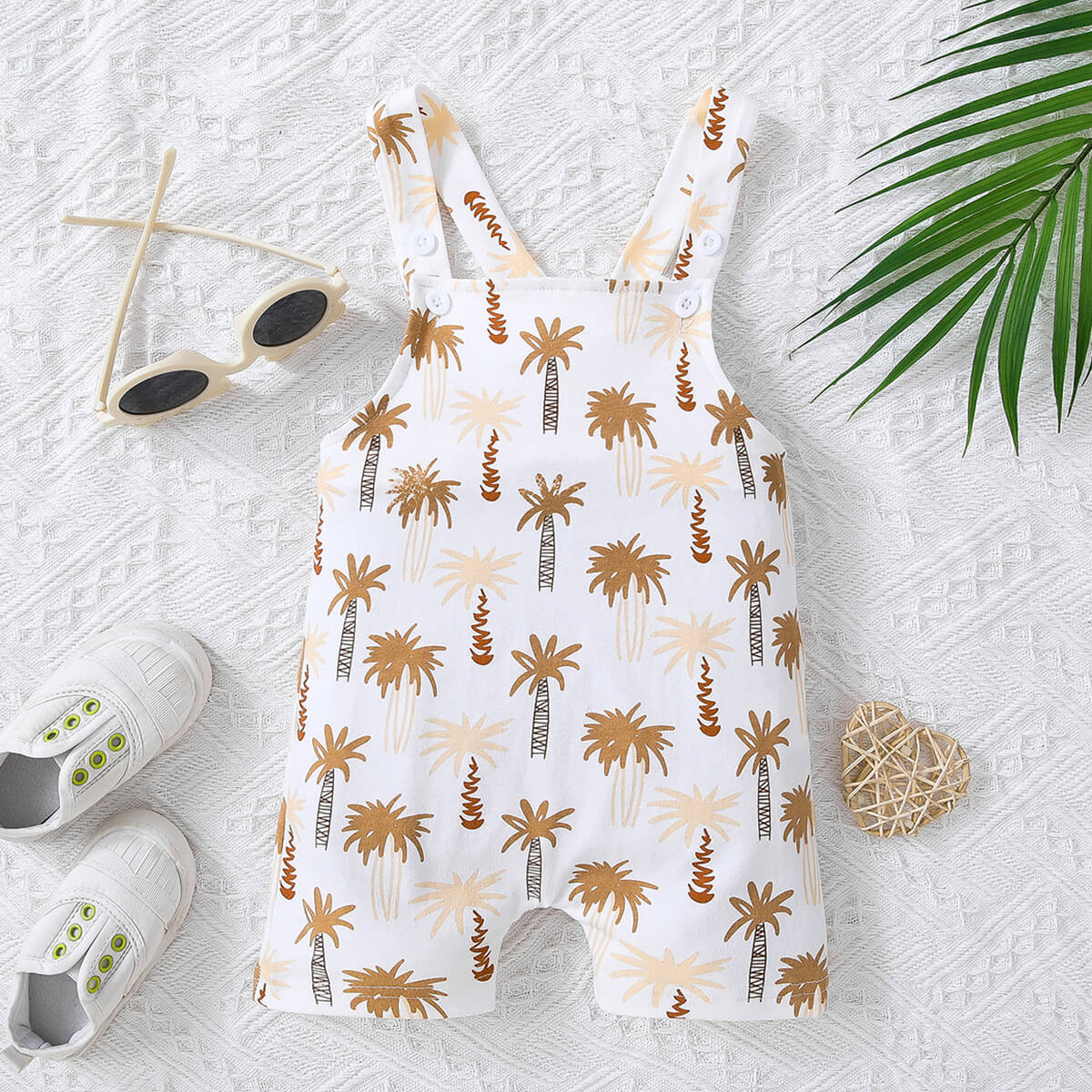 Kids Botanical Print Overalls - nailedmoms
