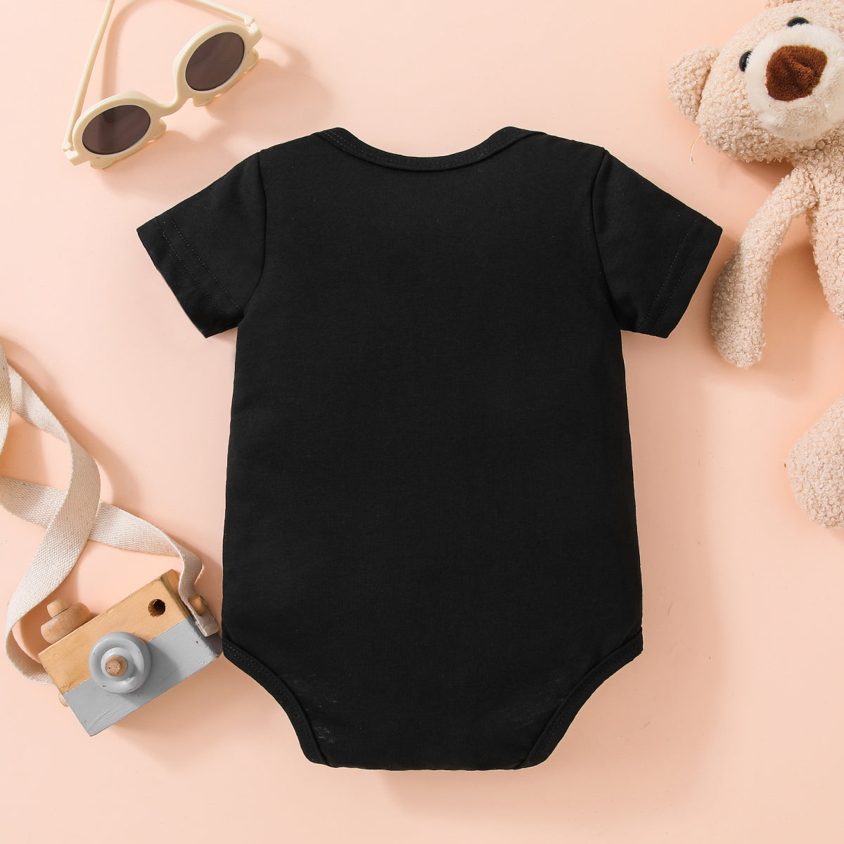Baby Bear Graphic Short Sleeve Bodysuit - nailedmoms