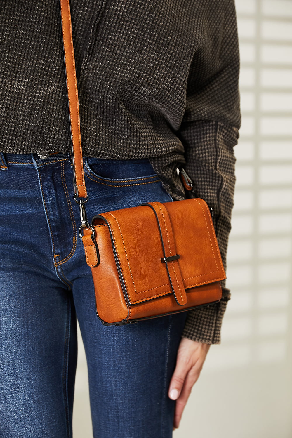 SHOMICO PU Leather Crossbody Bag - nailedmoms