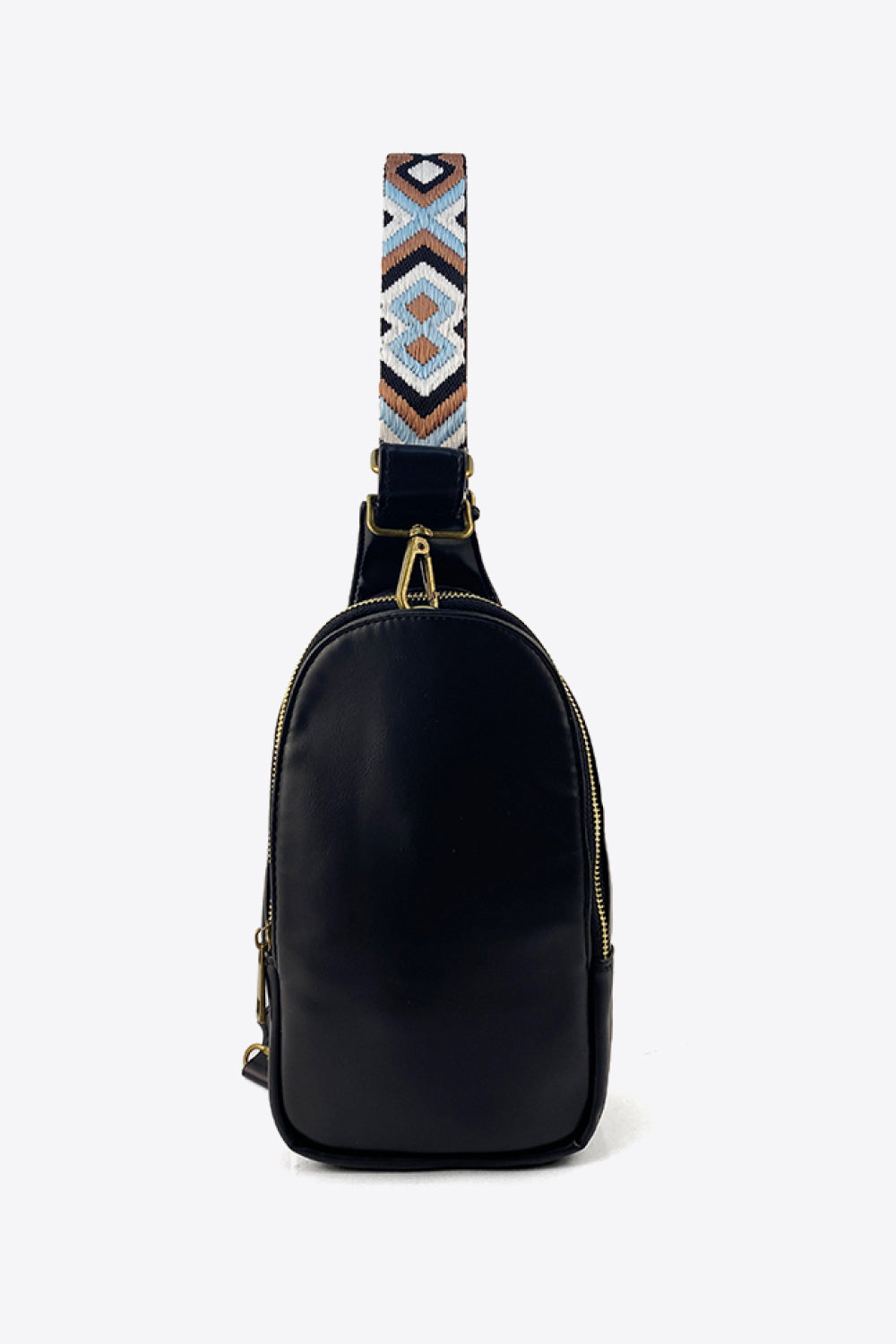 Adjustable Strap PU Leather Sling Bag - nailedmoms