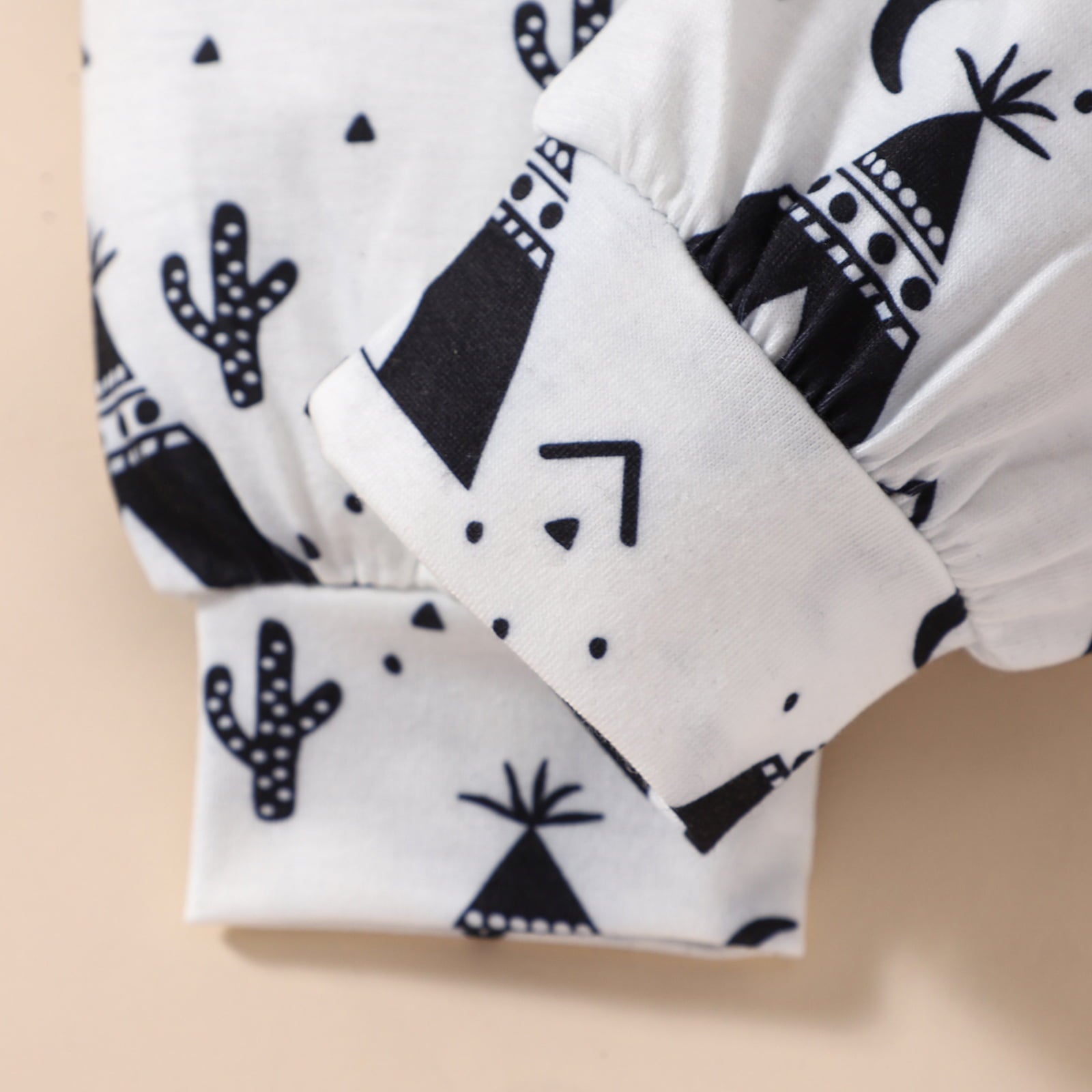Baby LITTLE BROTHER Graphic Bodysuit and Printed Joggers Set - nailedmoms