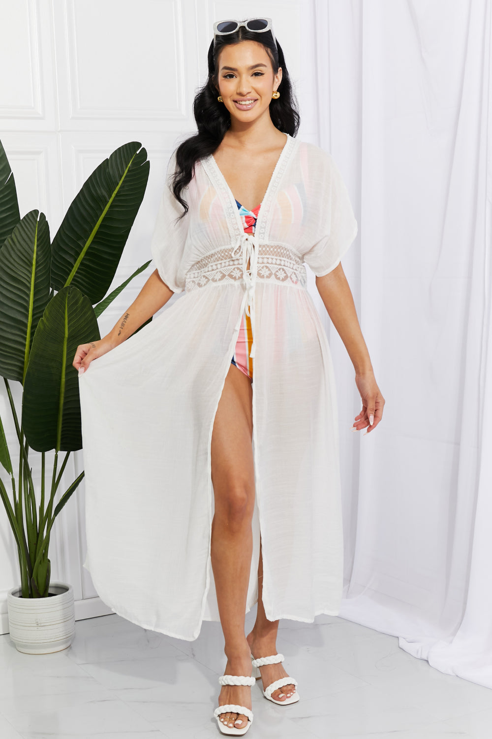 Marina West Swim Sun Goddess Tied Maxi Cover-Up - nailedmoms