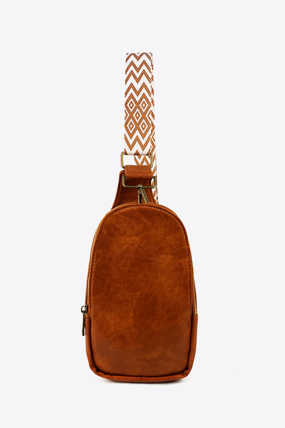 Adjustable Strap PU Leather Sling Bag - nailedmoms