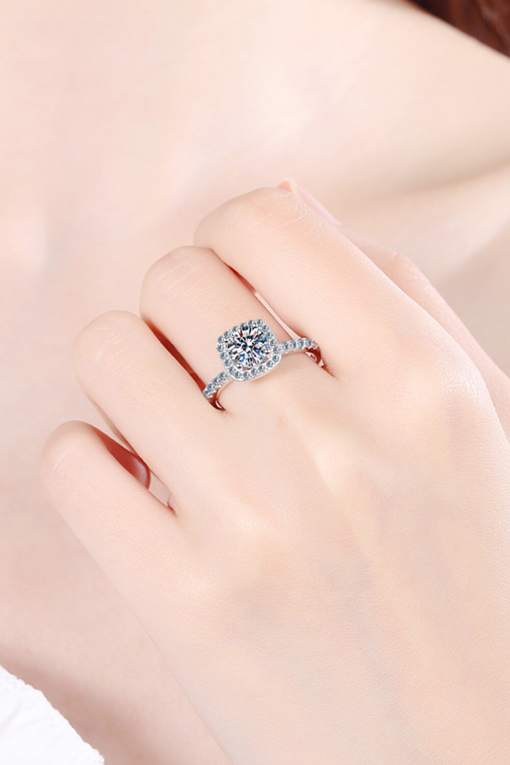 Square Moissanite Ring - nailedmoms