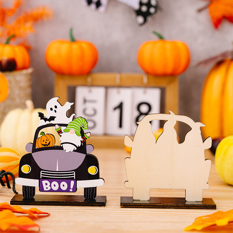 3-Piece Halloween Element Car-Shape Ornaments - nailedmoms
