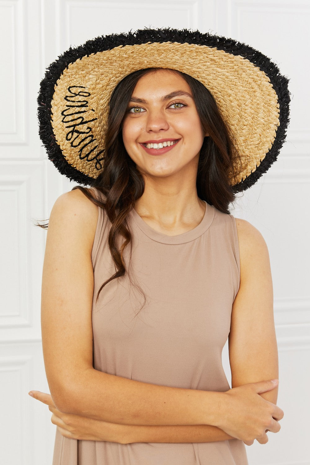 Fame Sunshine Straw Fringe Hat - nailedmoms