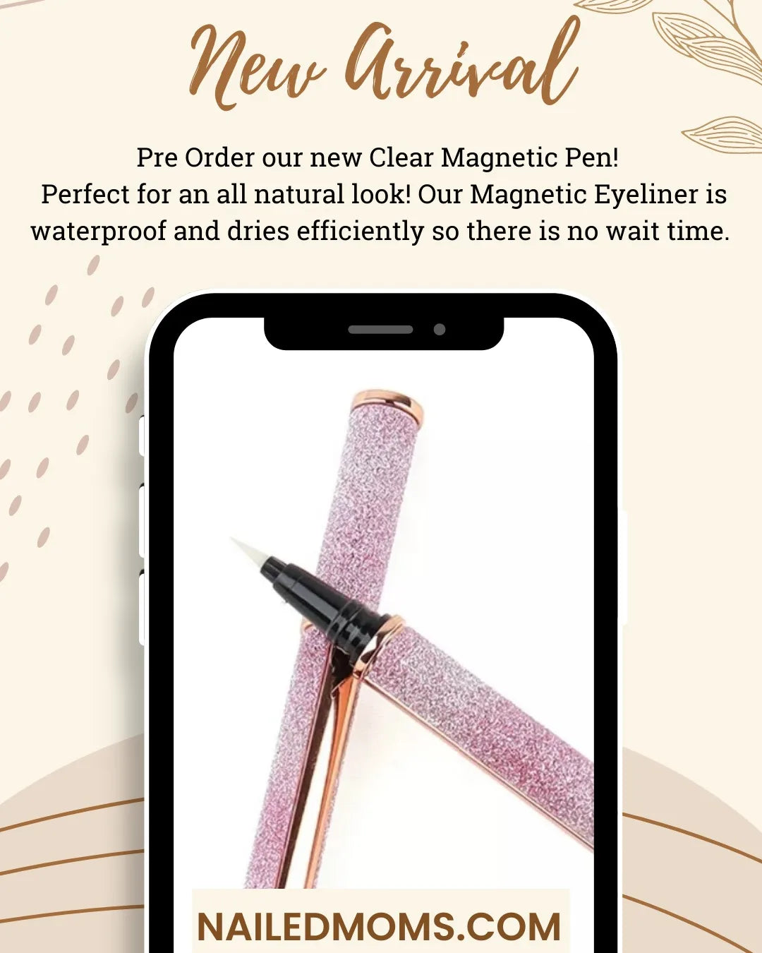 Clear Magnetic Eyeliner Pen - nailedmoms