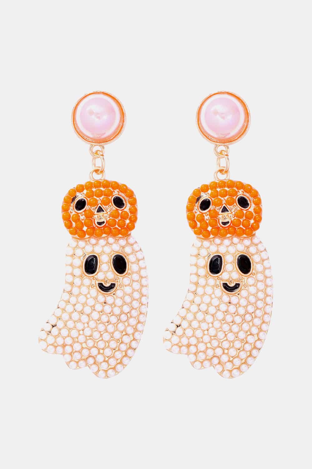 Halloween Ghost Shape Dangle Earrings - nailedmoms