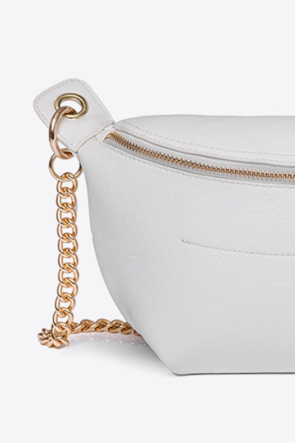 PU Leather Chain Strap Crossbody Bag - nailedmoms