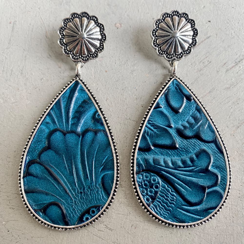 Alloy Teardrop Earrings - nailedmoms