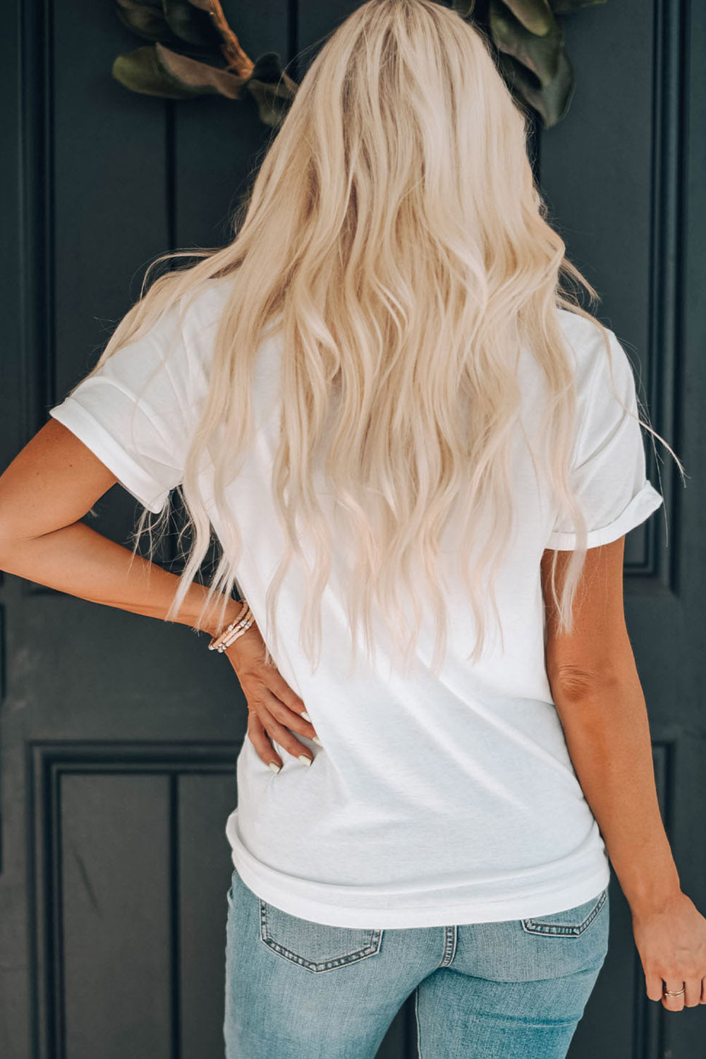 Be Kind Slogan Graphic Round Neck Short Sleeve Tee - nailedmoms