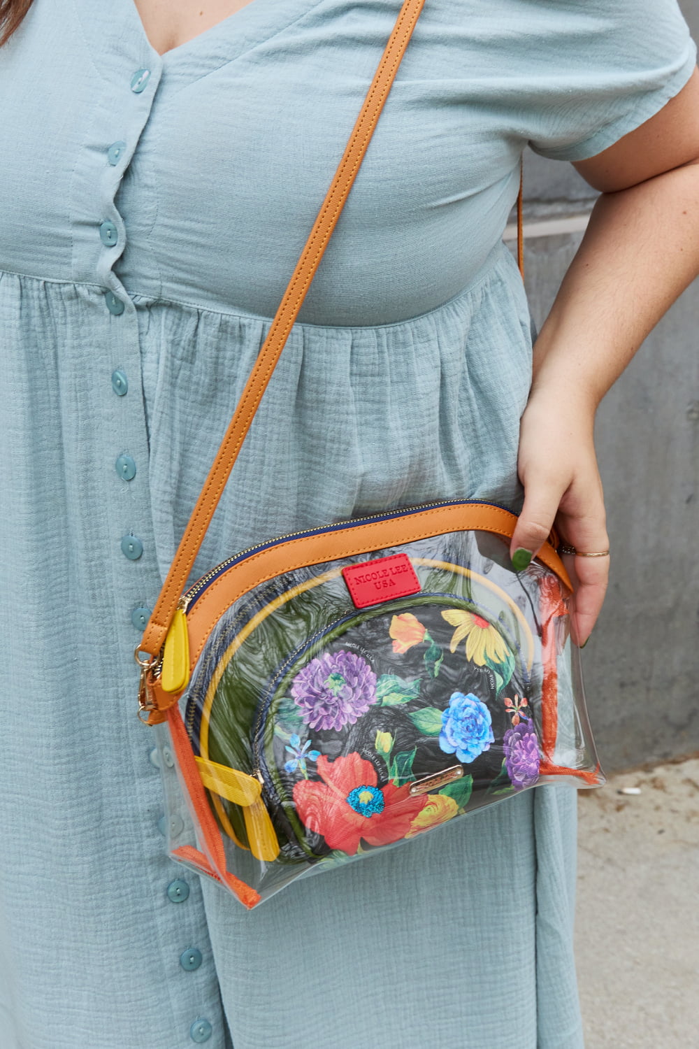 Nicole Lee USA 3-Piece Patterned Crossbody Pouch - nailedmoms