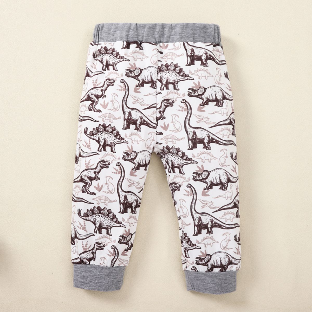 Kids Graphic Sweatshirt and Dinosaur Print Joggers Set - nailedmoms