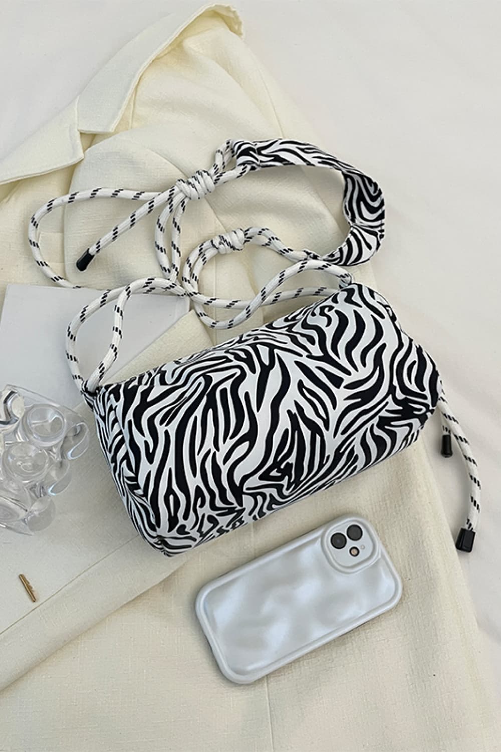 Animal Print Nylon Handbag - nailedmoms