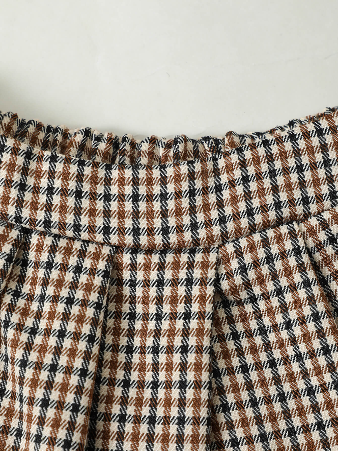 Girls Ribbed Sleeveless Top and Plaid Skirt Set - nailedmoms