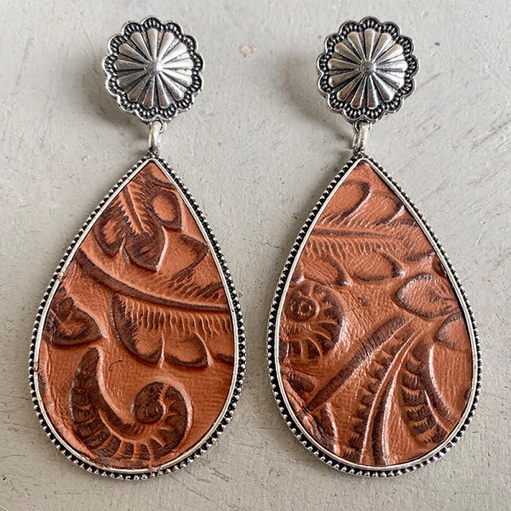Alloy Teardrop Earrings - nailedmoms
