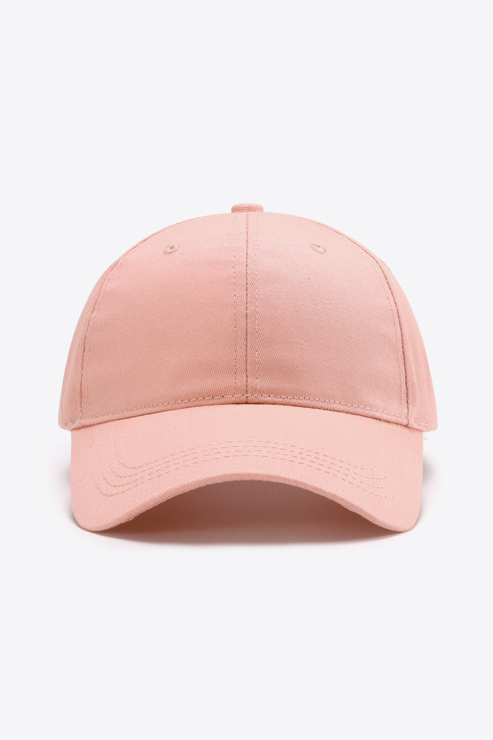 Plain Adjustable Cotton Baseball Cap - nailedmoms