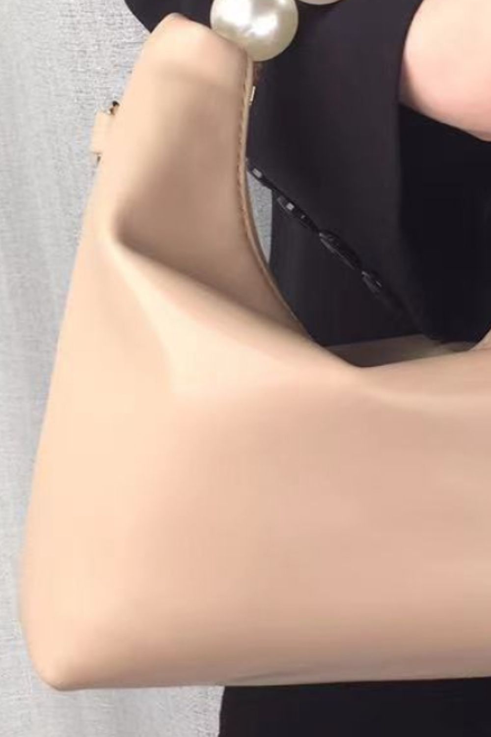 PU Leather Pearl Handbag - nailedmoms