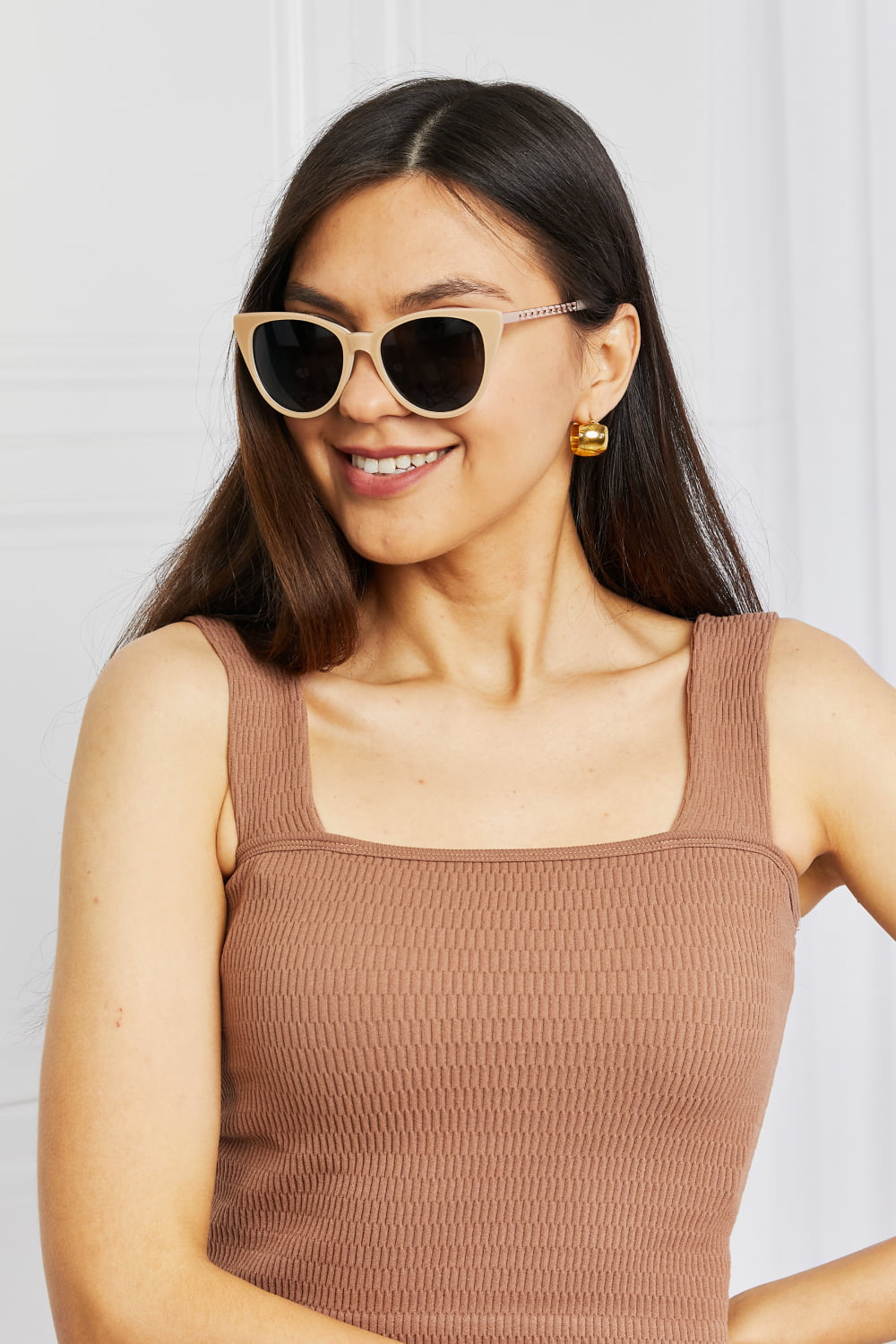 Cat-Eye Acetate Frame Sunglasses - nailedmoms