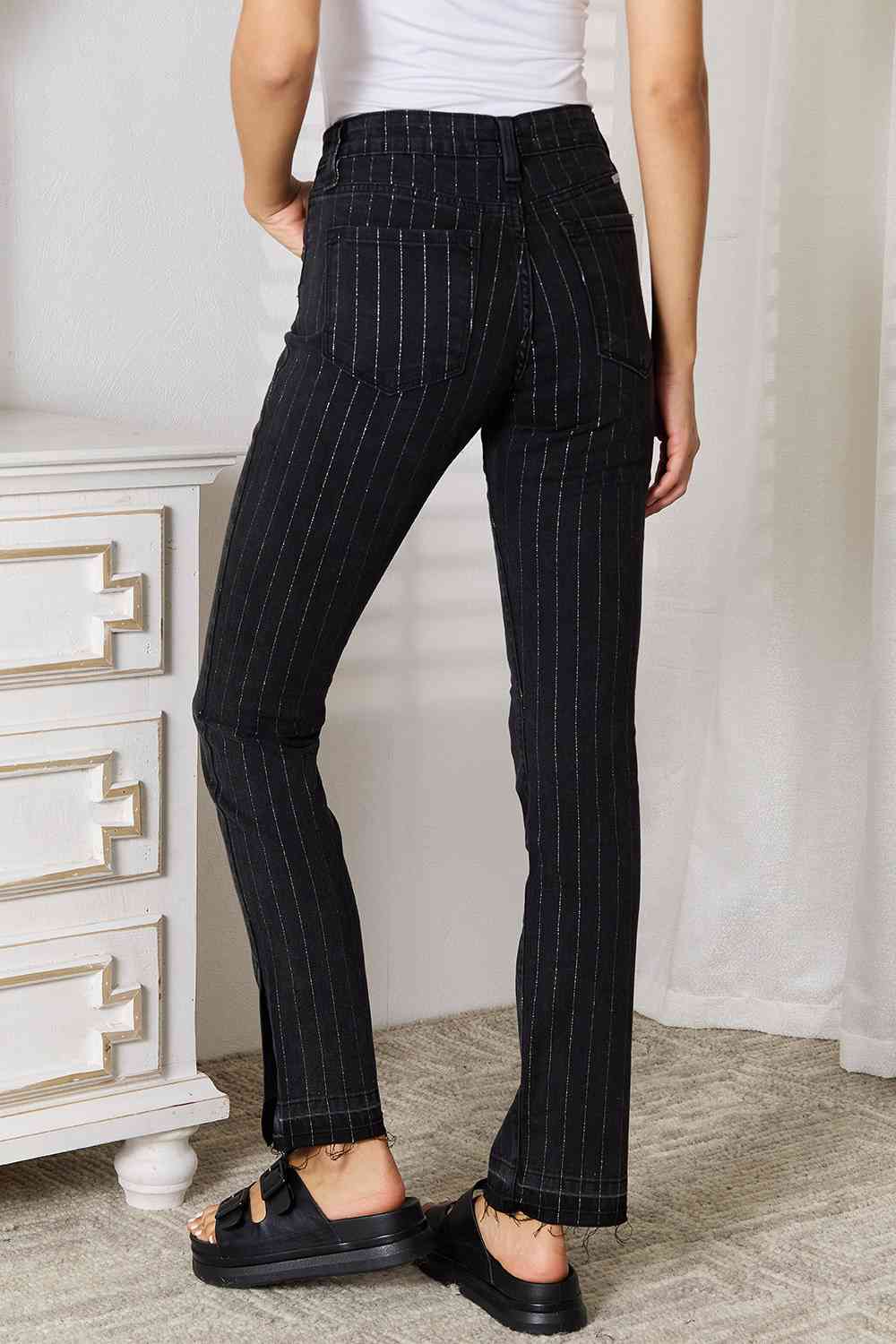 Kancan Striped Pants with Pockets - nailedmoms