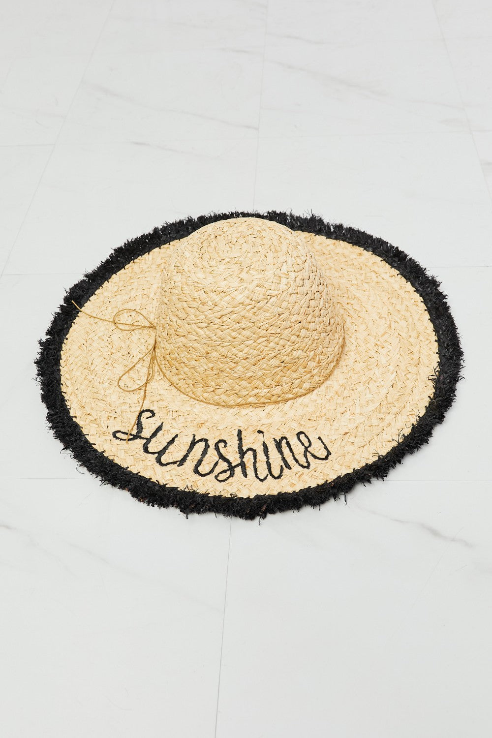 Fame Sunshine Straw Fringe Hat - nailedmoms