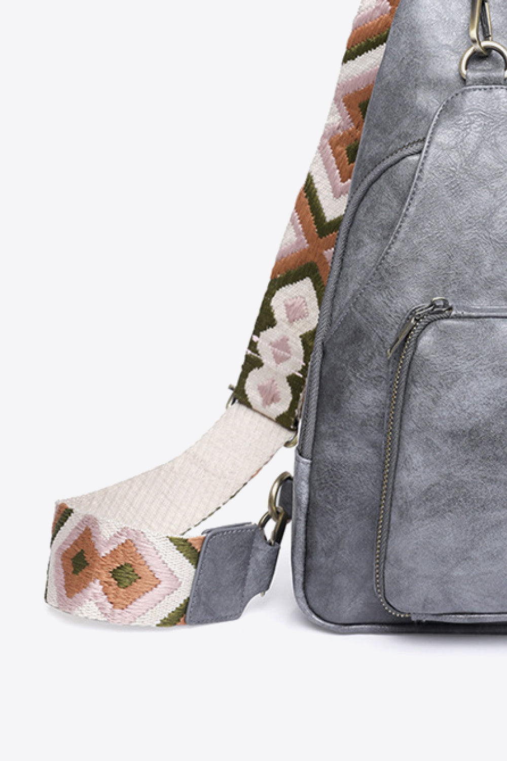 Take A Trip PU Leather Sling Bag - nailedmoms