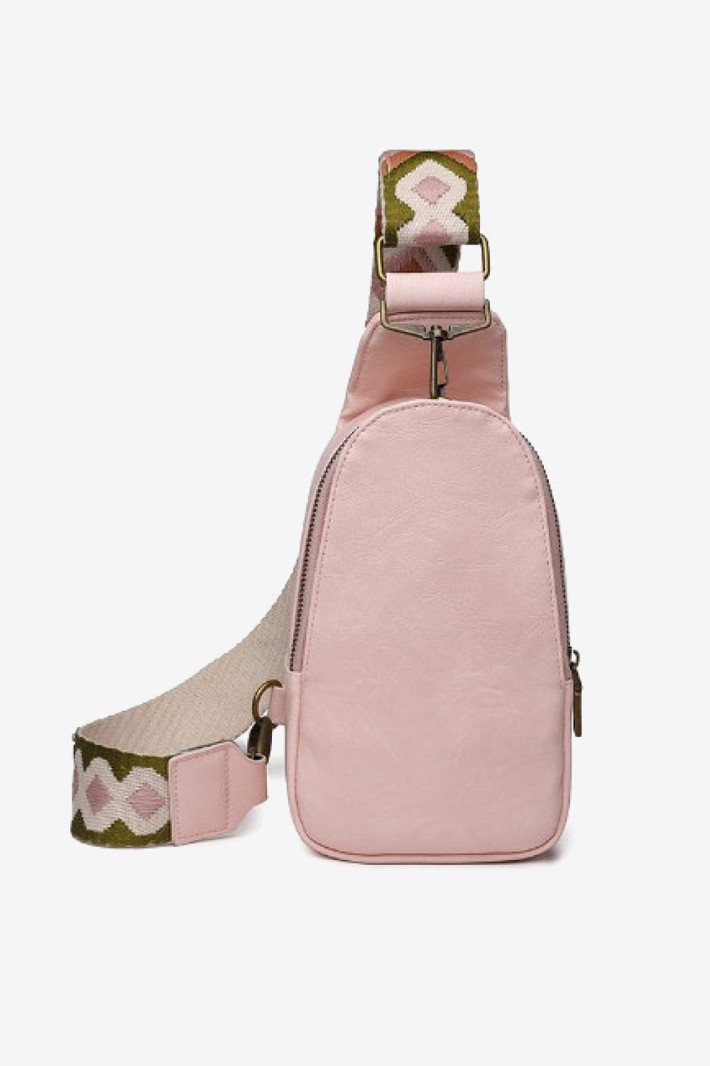 Adjustable Strap PU Leather Sling Bag - nailedmoms