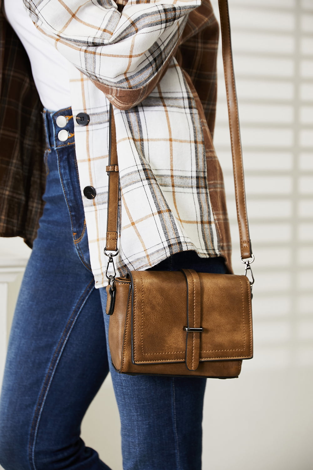 SHOMICO PU Leather Crossbody Bag - nailedmoms