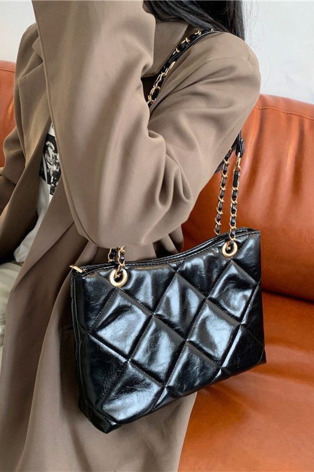 PU Leather Shoulder Bag - nailedmoms