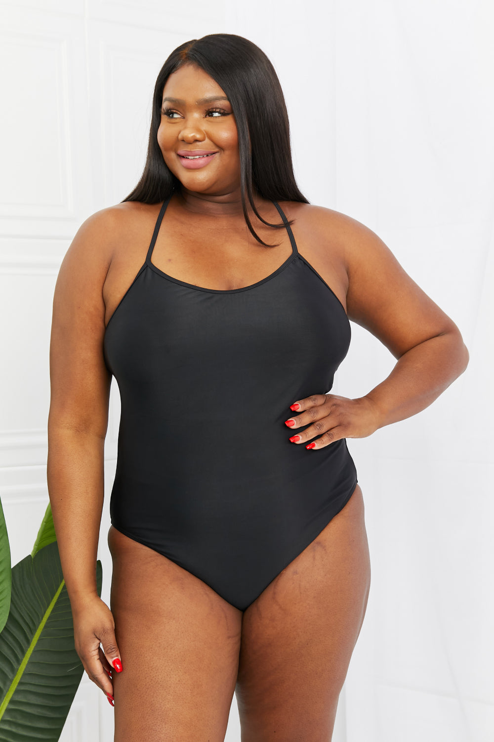 Marina West Swim High Tide One-Piece in Black - nailedmoms