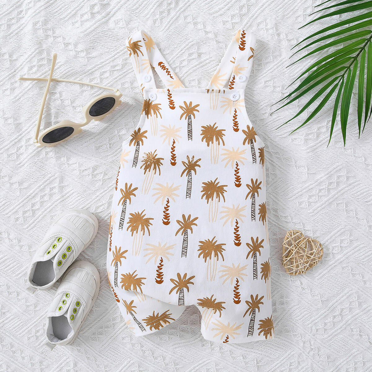 Kids Botanical Print Overalls - nailedmoms