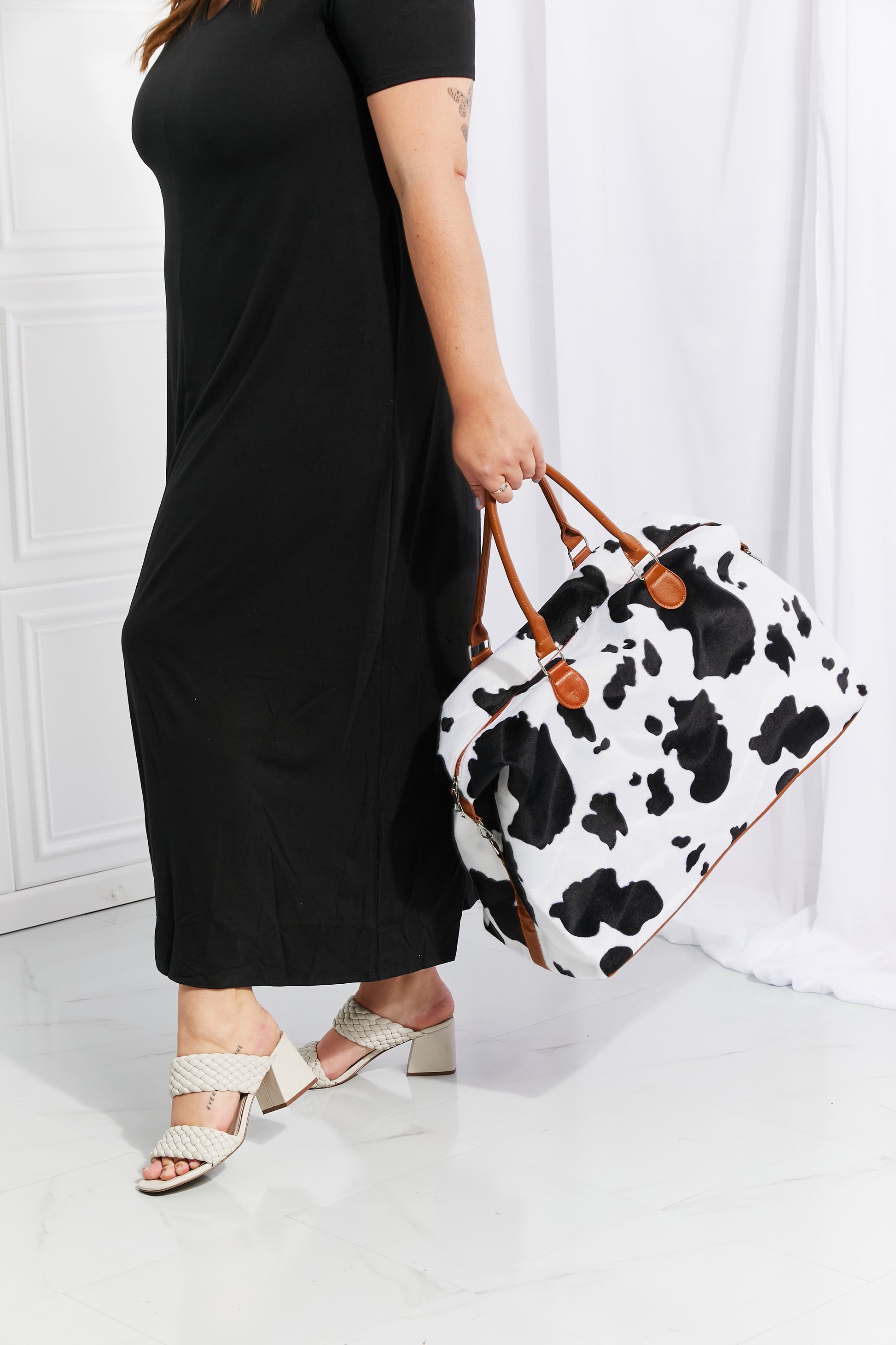 Animal Print Plush Weekender Bag - nailedmoms