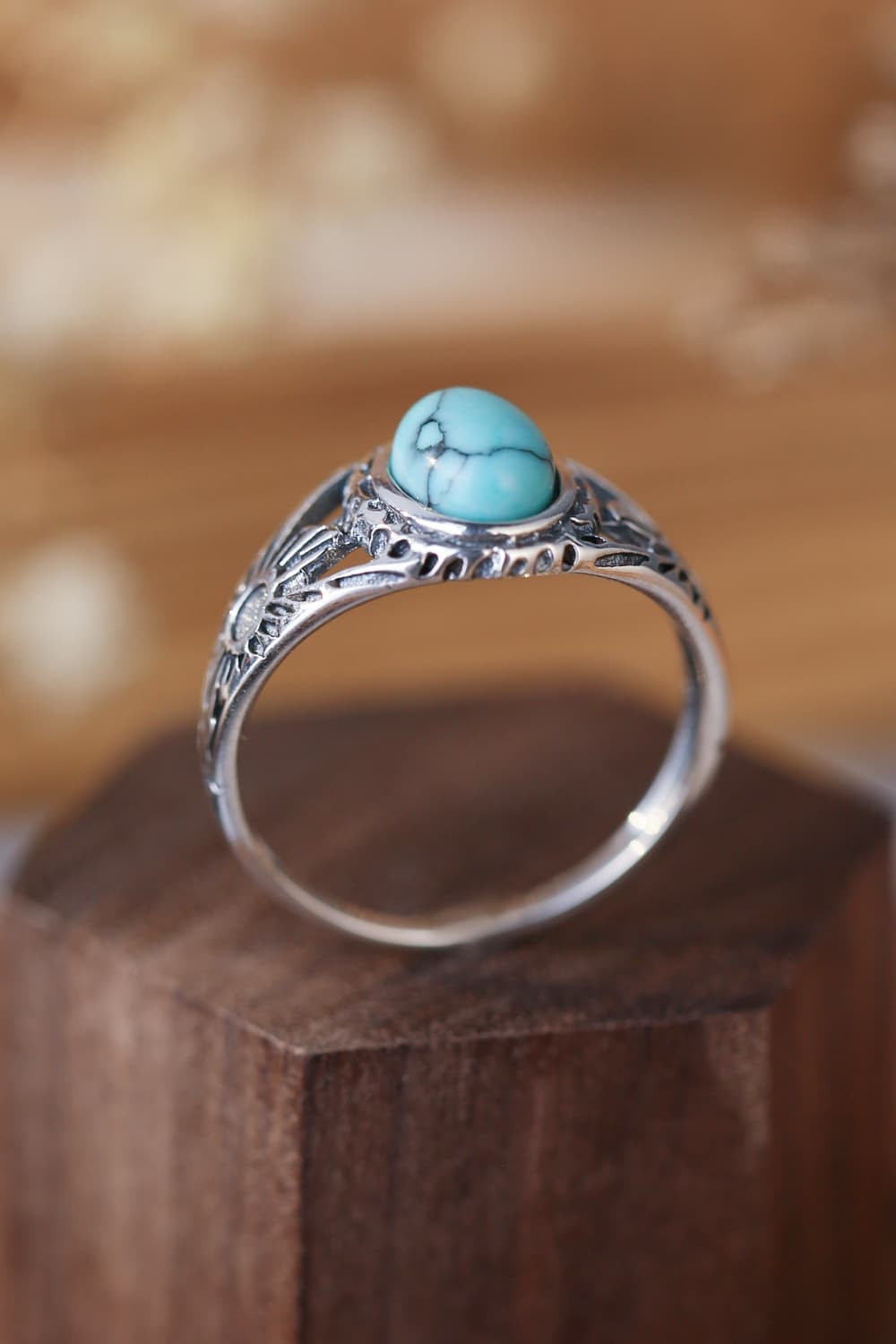 Turquoise 925 Sterling Silver Ring - nailedmoms