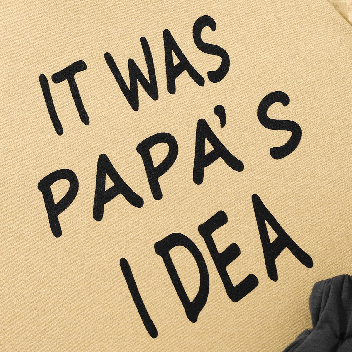 Kids IT WAS PAPA'S IDEA Graphic Tee and Shorts Set - nailedmoms