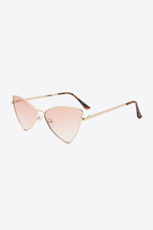 Metal Frame Cat-Eye Sunglasses - nailedmoms