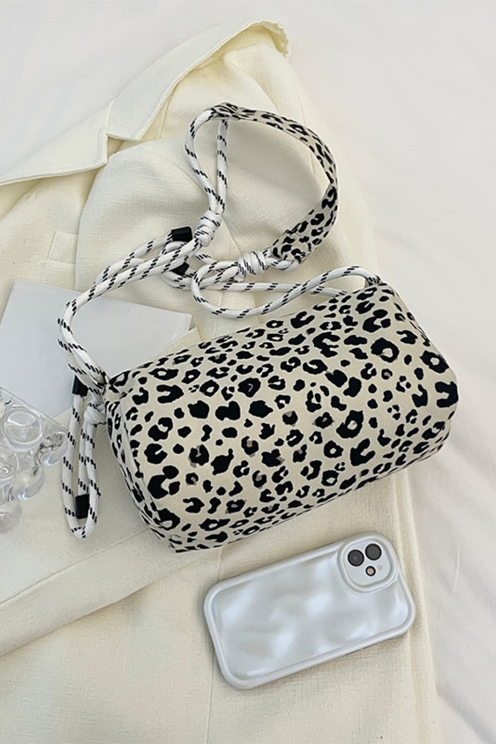 Animal Print Nylon Handbag - nailedmoms