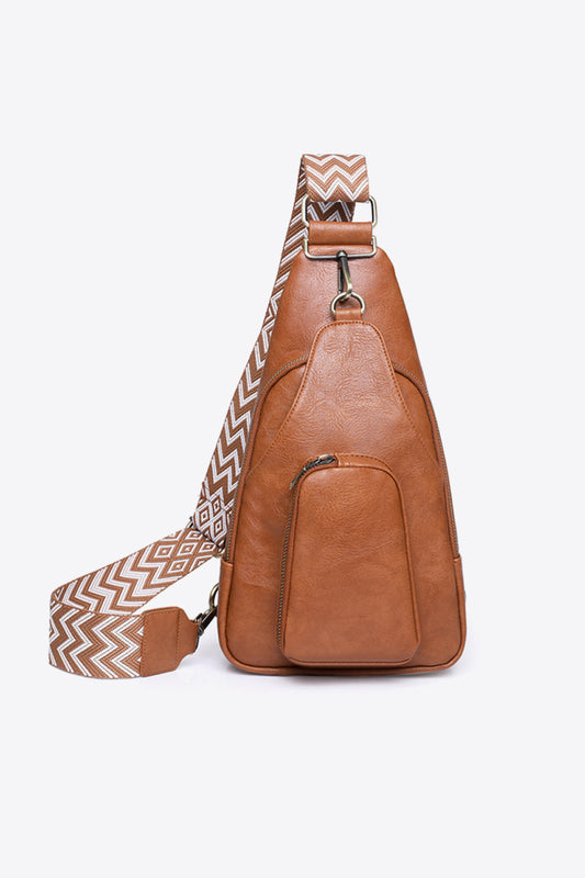 Take A Trip PU Leather Sling Bag - nailedmoms