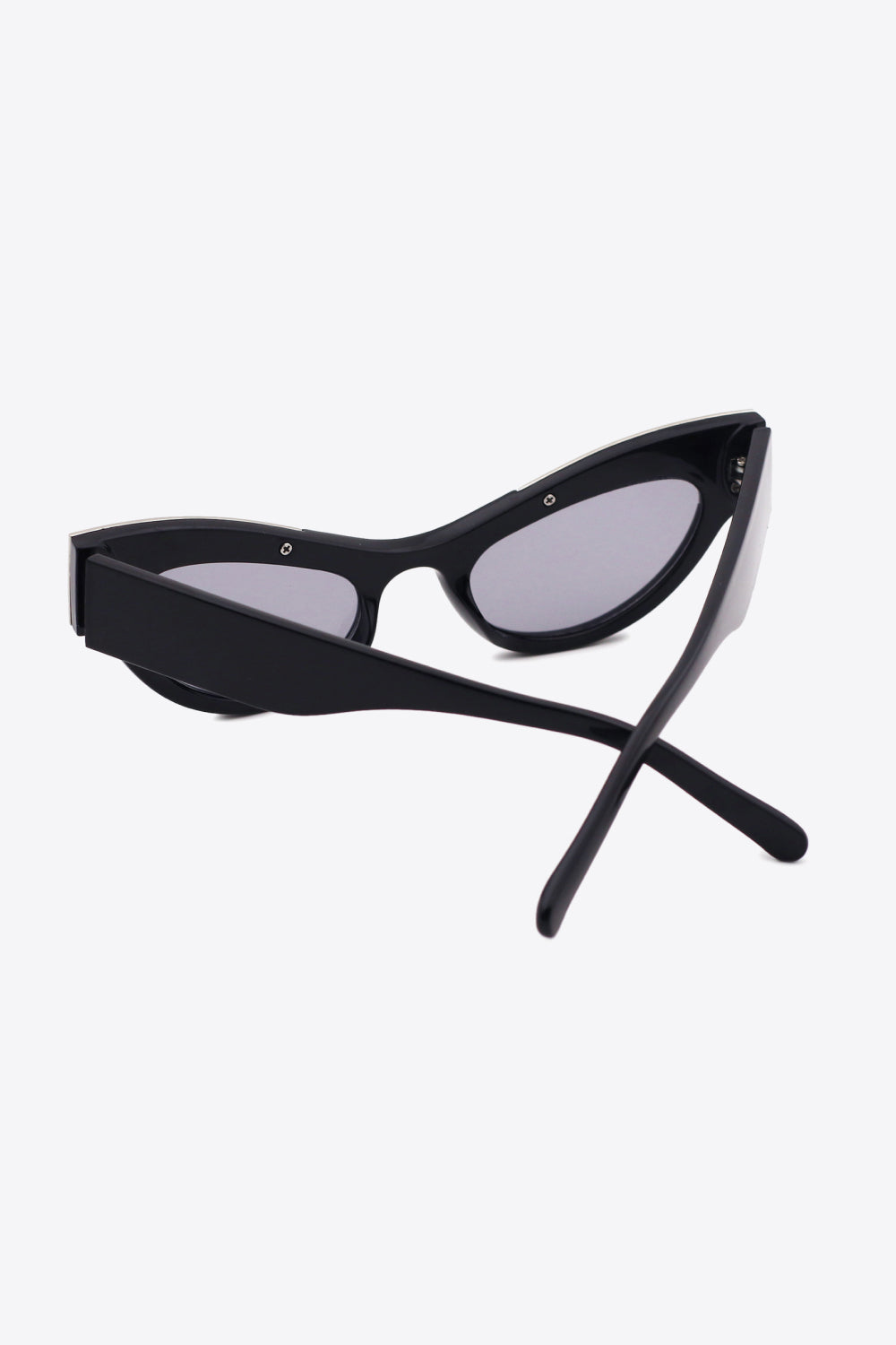 UV400 Rhinestone Trim Cat-Eye Sunglasses - nailedmoms