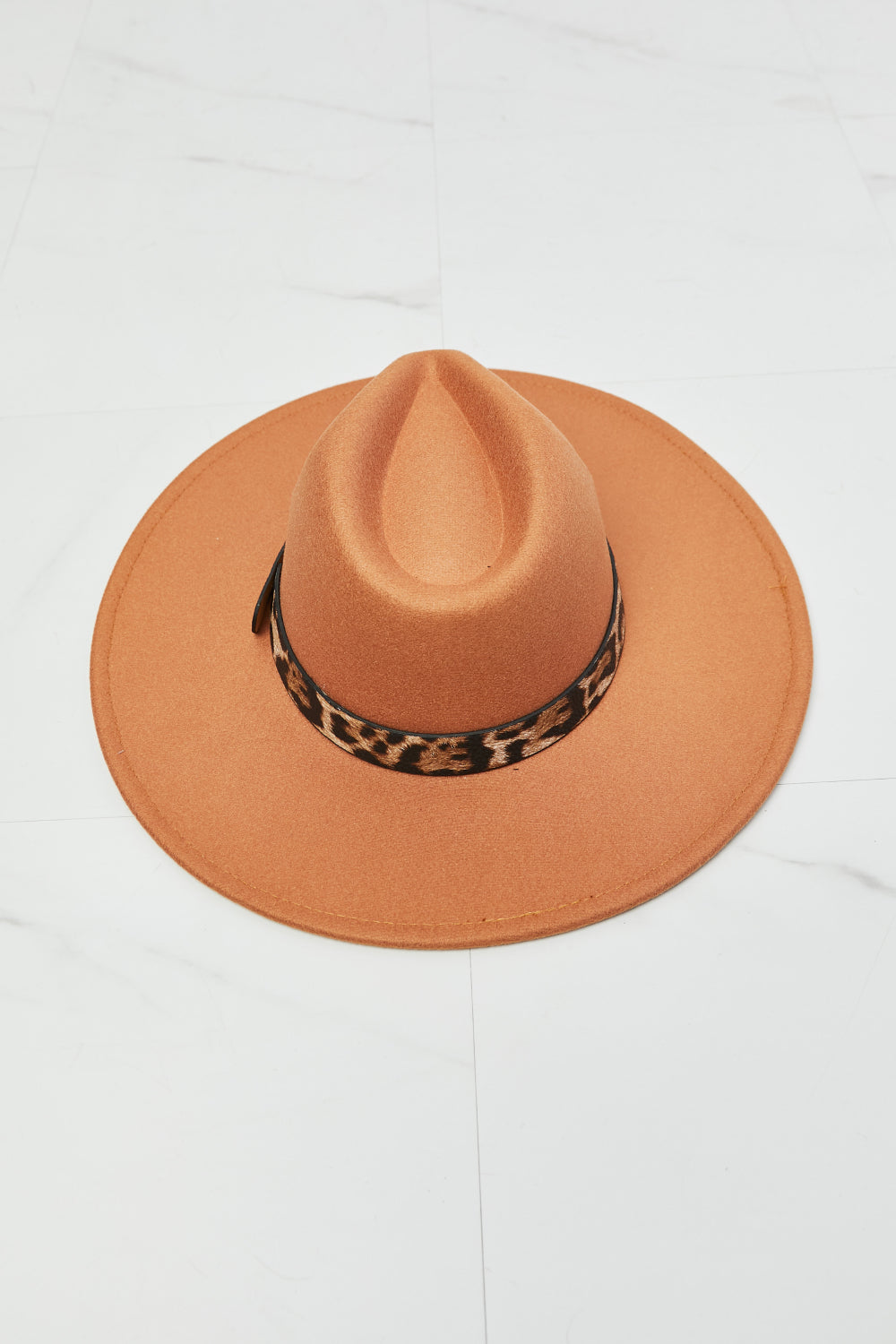 Fame In The Wild Leopard Detail Fedora Hat - nailedmoms
