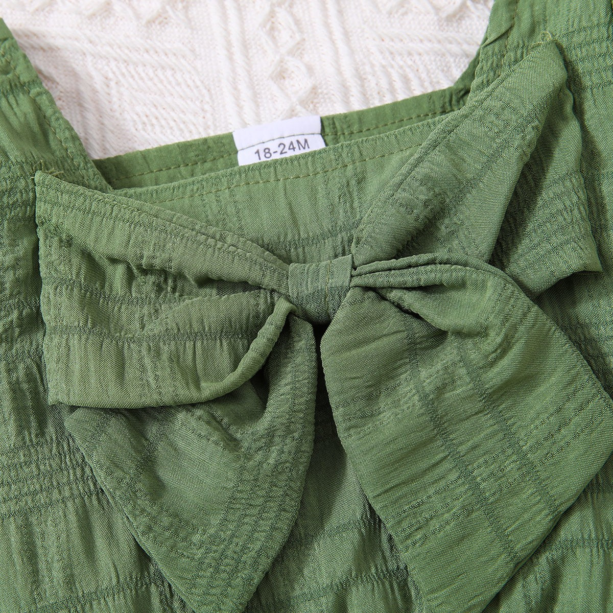 Kids Textured Bow Detail Top and Belted Shorts Set - nailedmoms