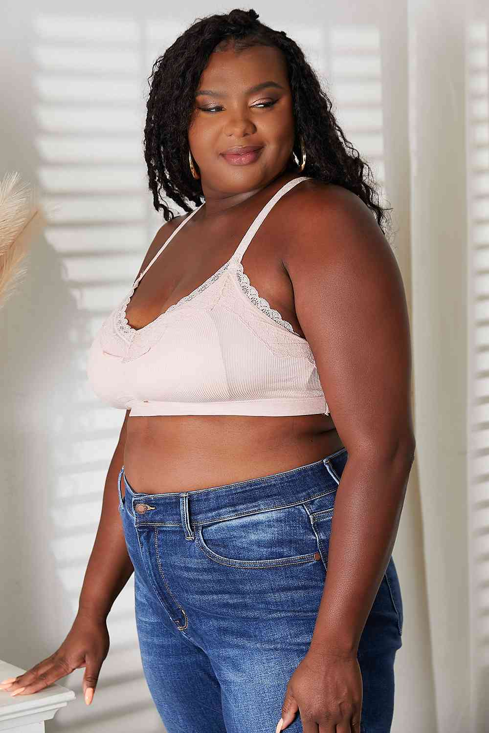 JadyK Aribian Lace Trim Bralette - nailedmoms