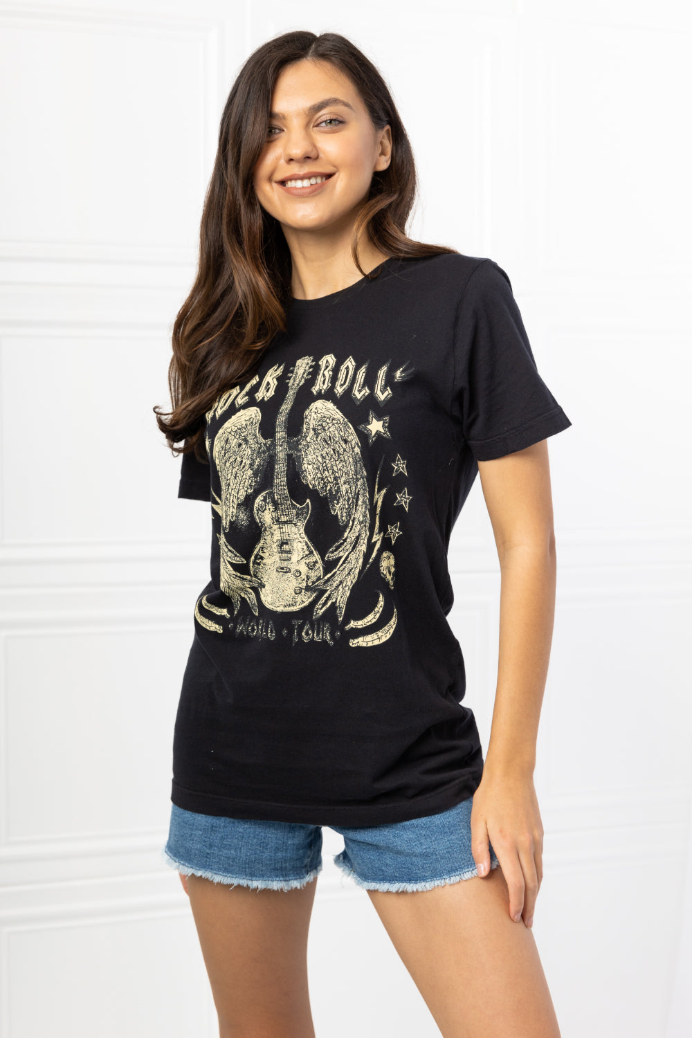 mineB Full Size Rock & Roll Graphic Tee - nailedmoms