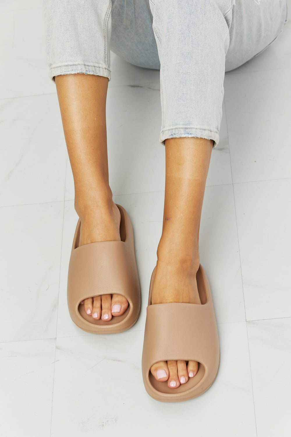 NOOK JOI In My Comfort Zone Slides in Beige - nailedmoms