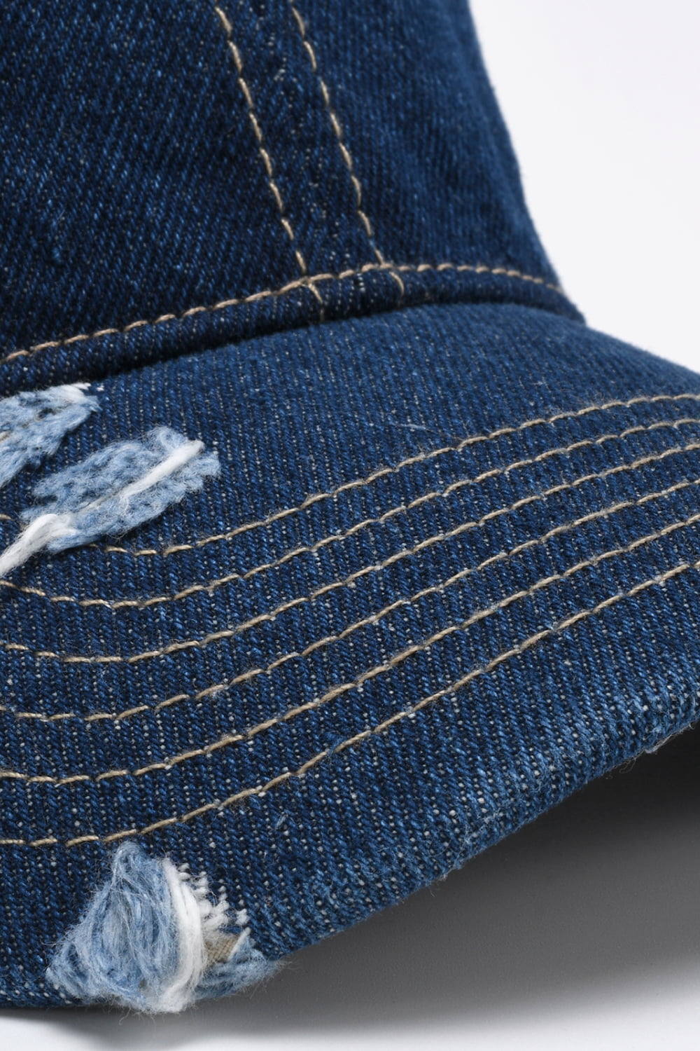 Distressed Adjustable Baseball Cap - nailedmoms
