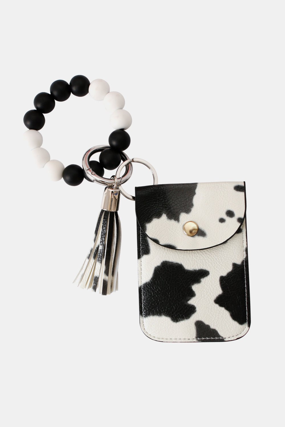 Bead Wristlet Key Chain with Wallet - nailedmoms