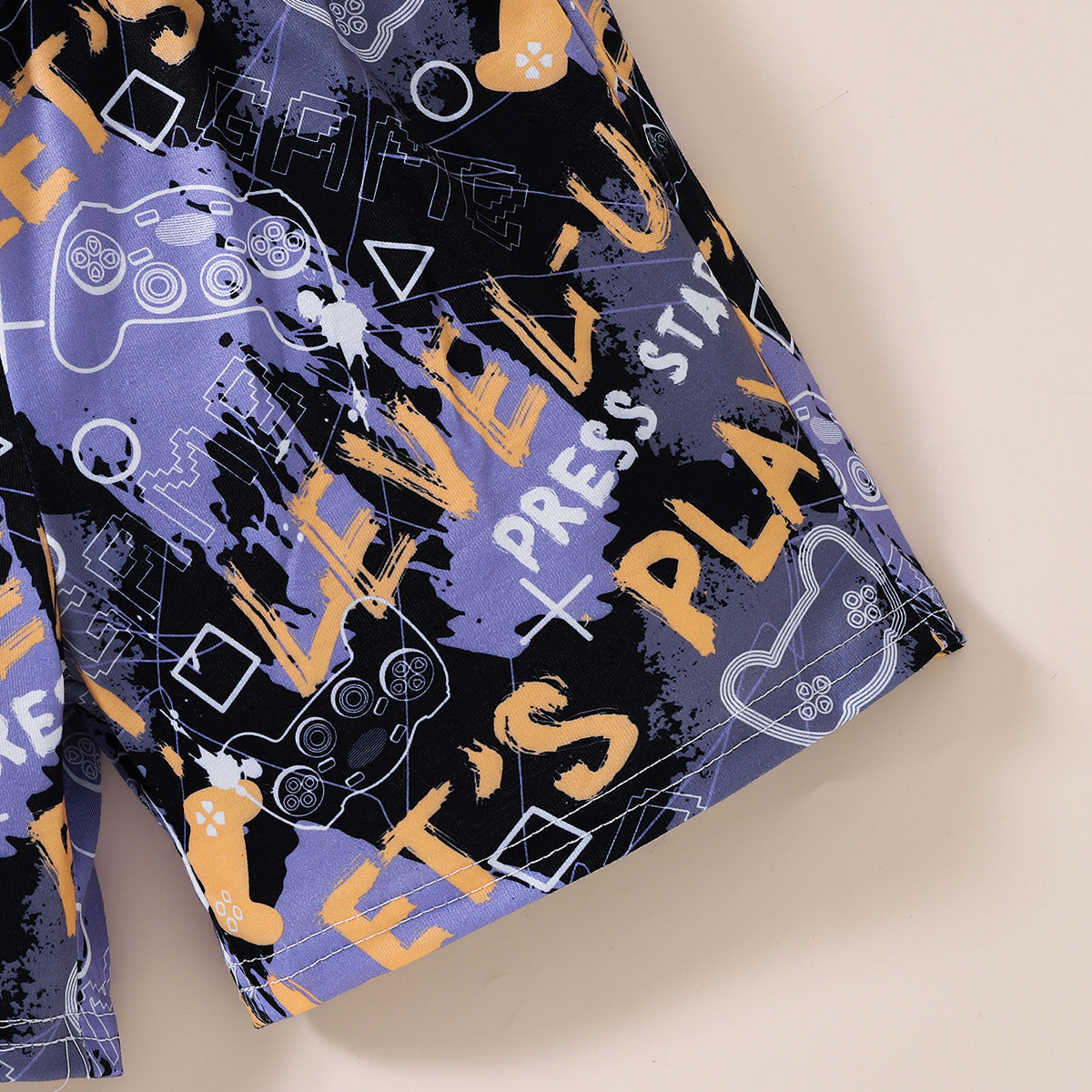 Kids DADDY'S COOL BUDDY Graphic Tee and Printed Shorts Set - nailedmoms